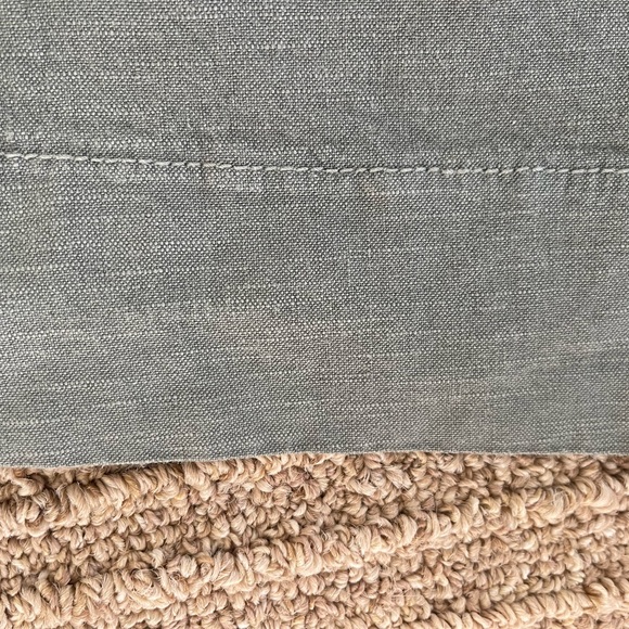 NWOT Frank and Eileen Waterford 4.5” Linen Shorts - Olive Green - Picture 10 of 15